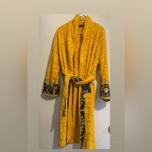 Yellow versace robe